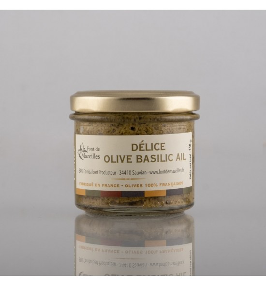 délice olive verte basilic 90 gr